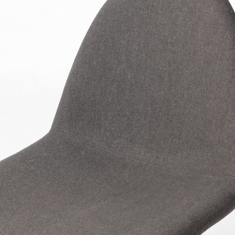 Antwerp Seal Grey Linen Upholstered Side Chair