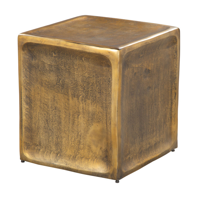 Brics Multicolor Aluminum Box Accent Table Set