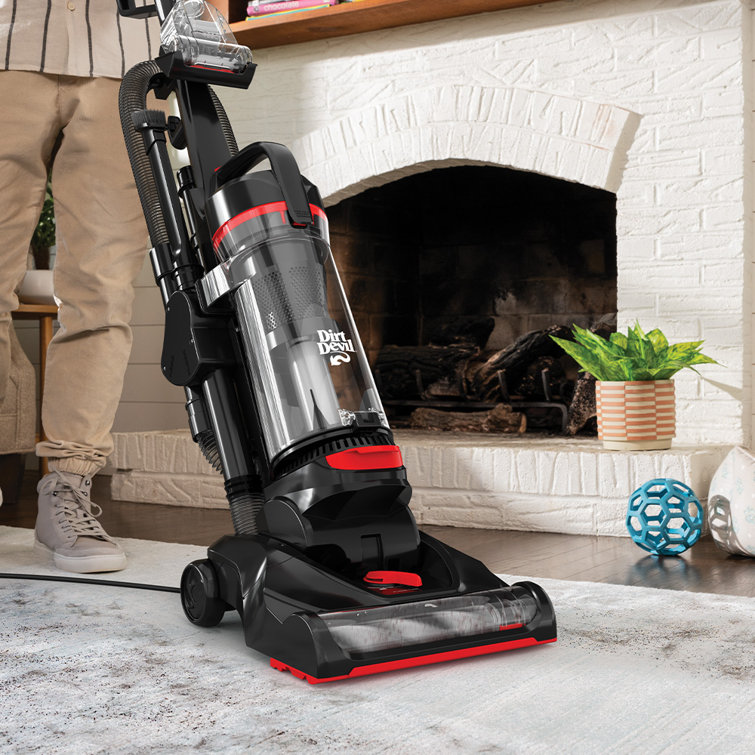 Black Bagless Upright Vacuum Cleaner with Pet Tool Kit