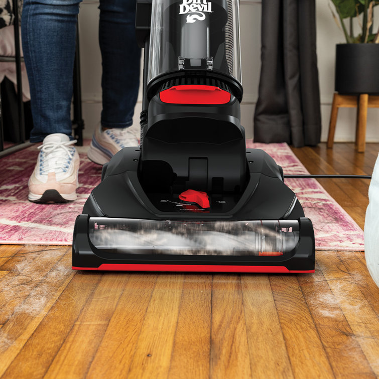 Black Bagless Upright Vacuum Cleaner with Pet Tool Kit