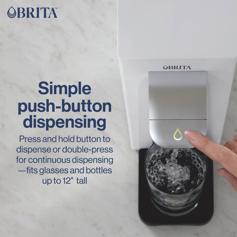 Brita Hub Compact White Countertop Water Filtration System