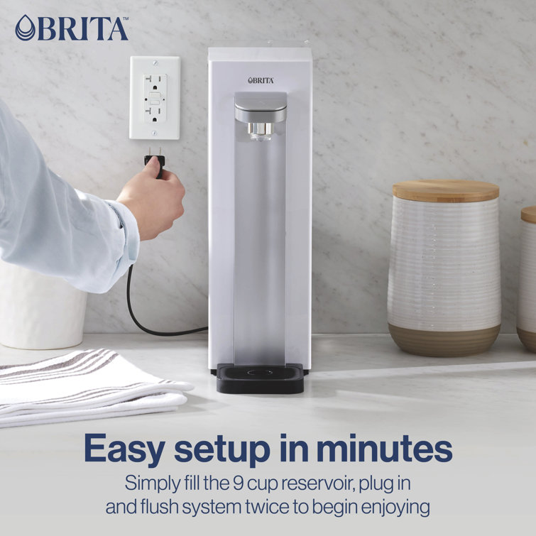 Brita Hub Compact White Countertop Water Filtration System