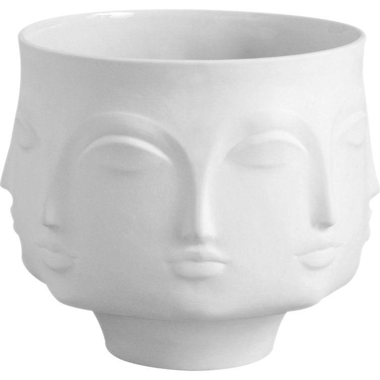 Dora Maar White Porcelain Contemporary Decorative Bowl