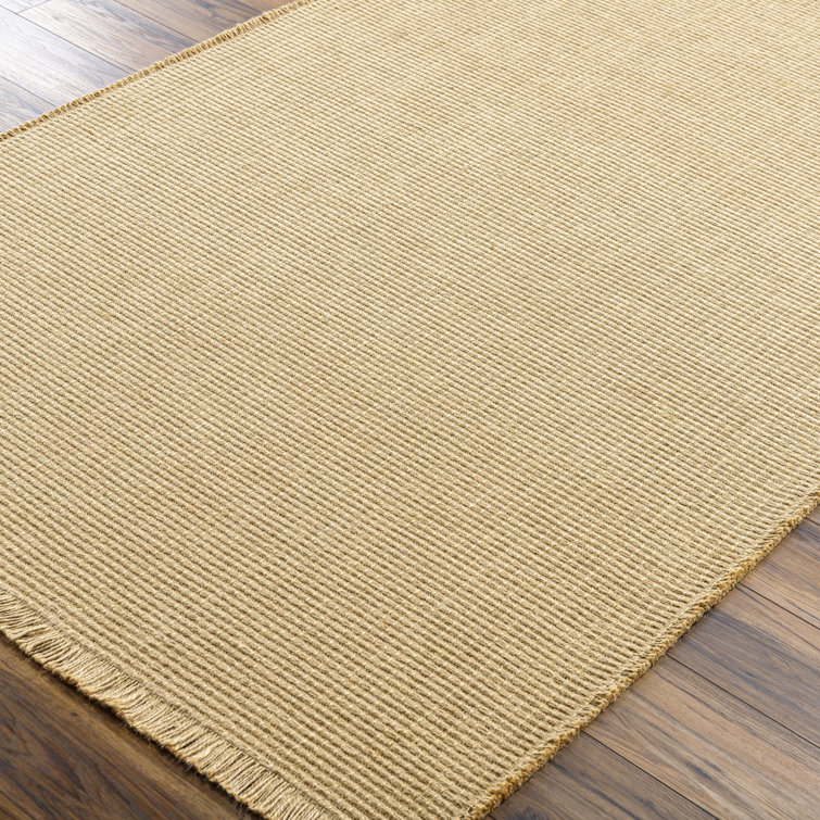 Natural Jute and Polypropylene Rectangular Area Rug, 7'10" x 10'