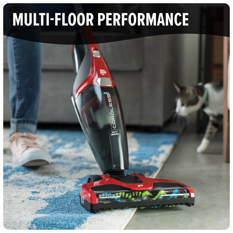 Dirt Devil Red Cordless 3-in-1 Stick Vacuum Cleaner