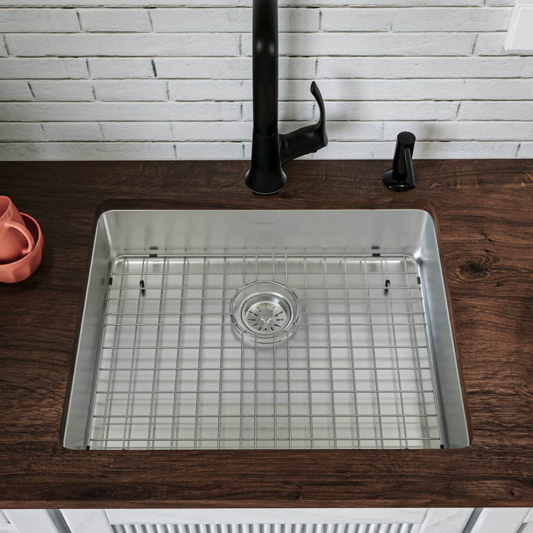 23.13'' Stainless Steel Undermount Single Bowl Kitchen Sink