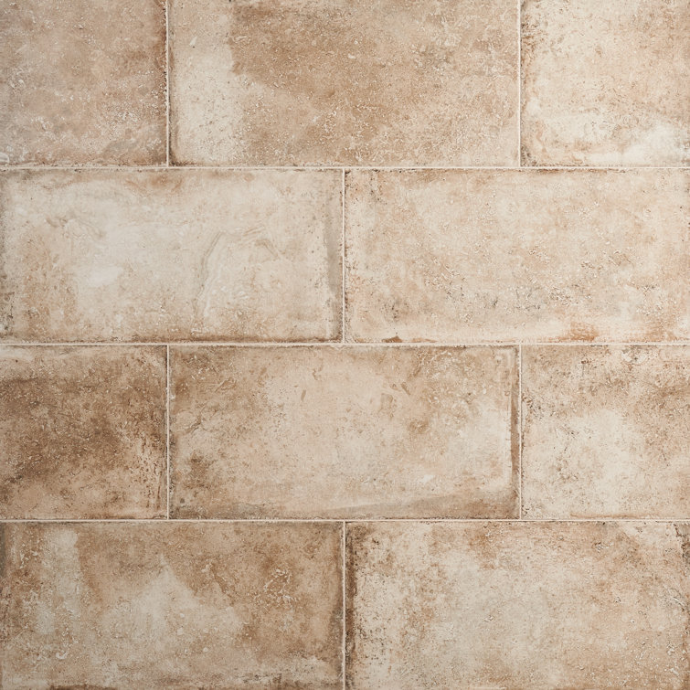 Ravello 12" x 24" Beige Natural Stone Look Porcelain Tile
