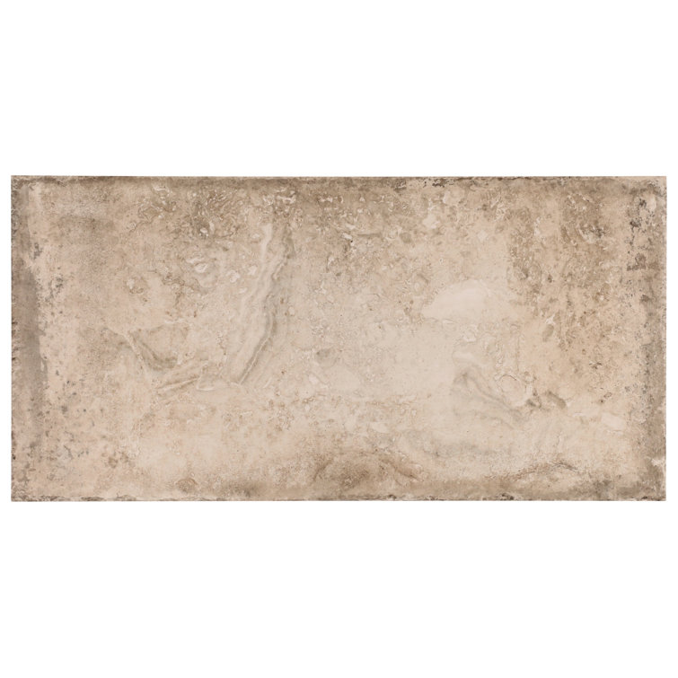 Ravello 12" x 24" Beige Natural Stone Look Porcelain Tile