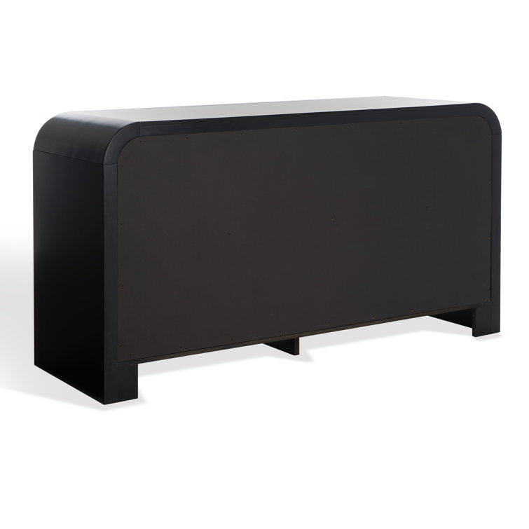 Liabella Black and Gold 6-Drawer Double Dresser