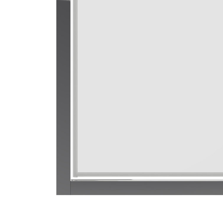 36'' Chrome Frameless Glass Shower Door