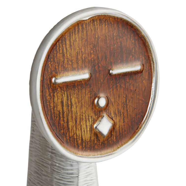 Novelty White and Brown Ceramic Table Vase