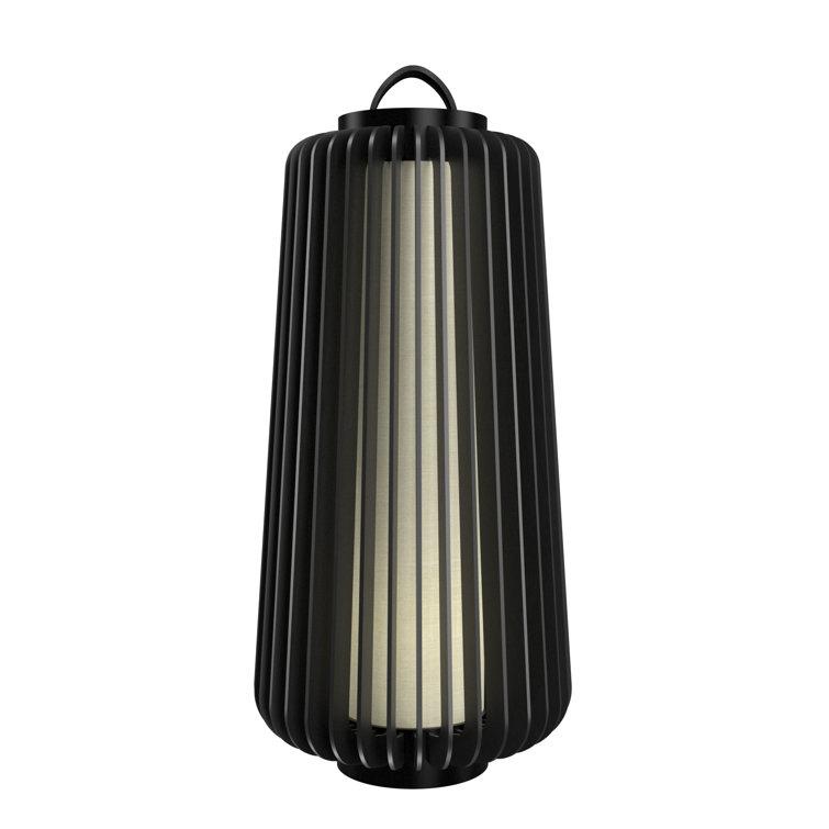 Imbuia Wood LED Table Lamp with Natural Veneer Finish