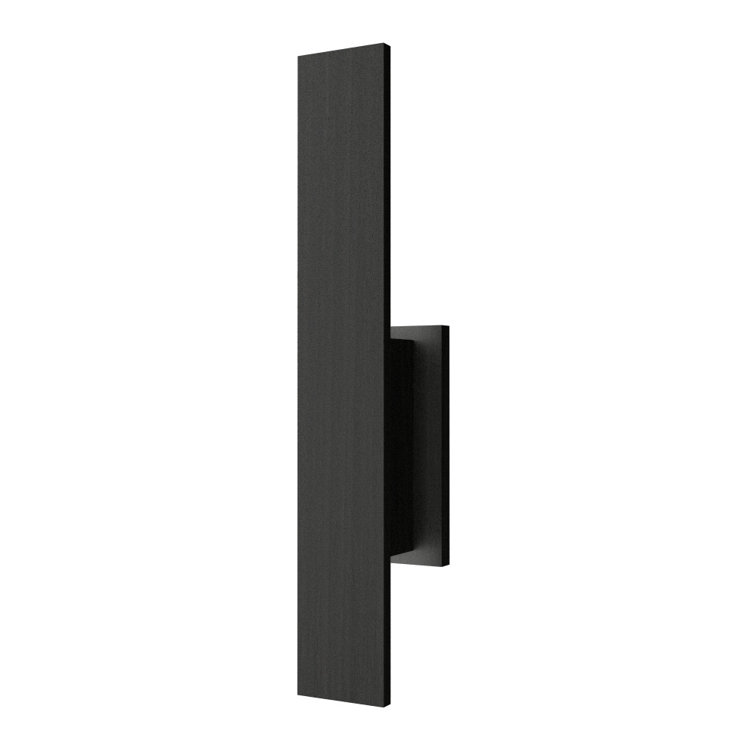 Imbuia Wood LED Wall Sconce with Natural Veneer Finish