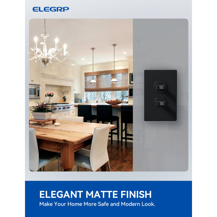 No Subject 2 - Gang Duplex Outlet Wall Plate (Set of 10)