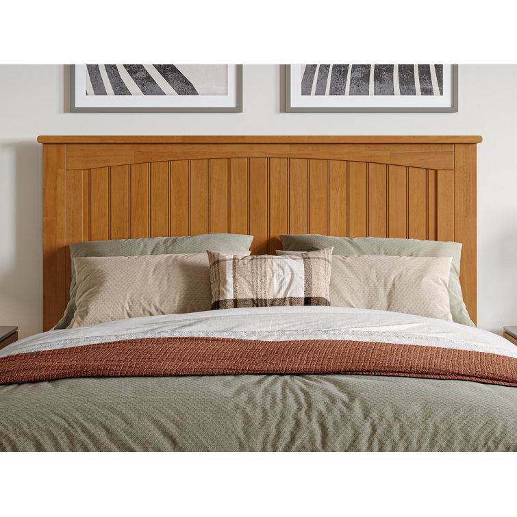 Nantucket Light Toffee Full Wood Platform Bed with Storage Drawers