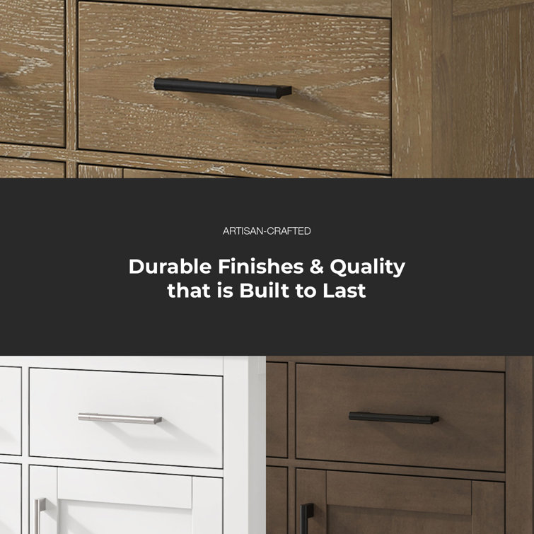 Bailey 48" Driftwood Oak Single Bathroom Vanity with Quartz Top