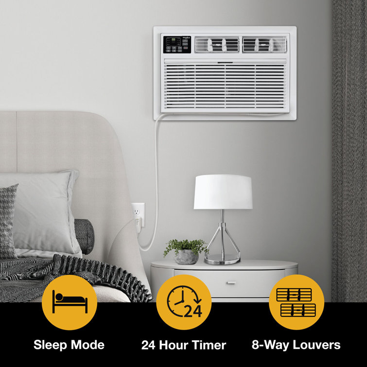 Whirlpool 10,000 BTU White Wall Air Conditioner with Remote