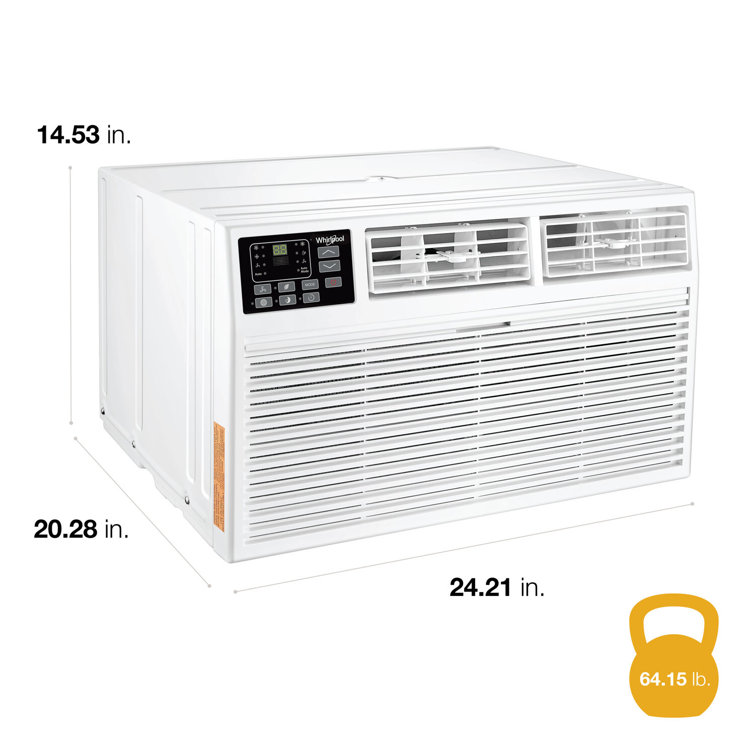 Whirlpool 10,000 BTU White Wall Air Conditioner with Remote