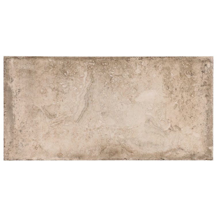 Ravello 12" x 24" Beige Natural Stone Look Porcelain Tile