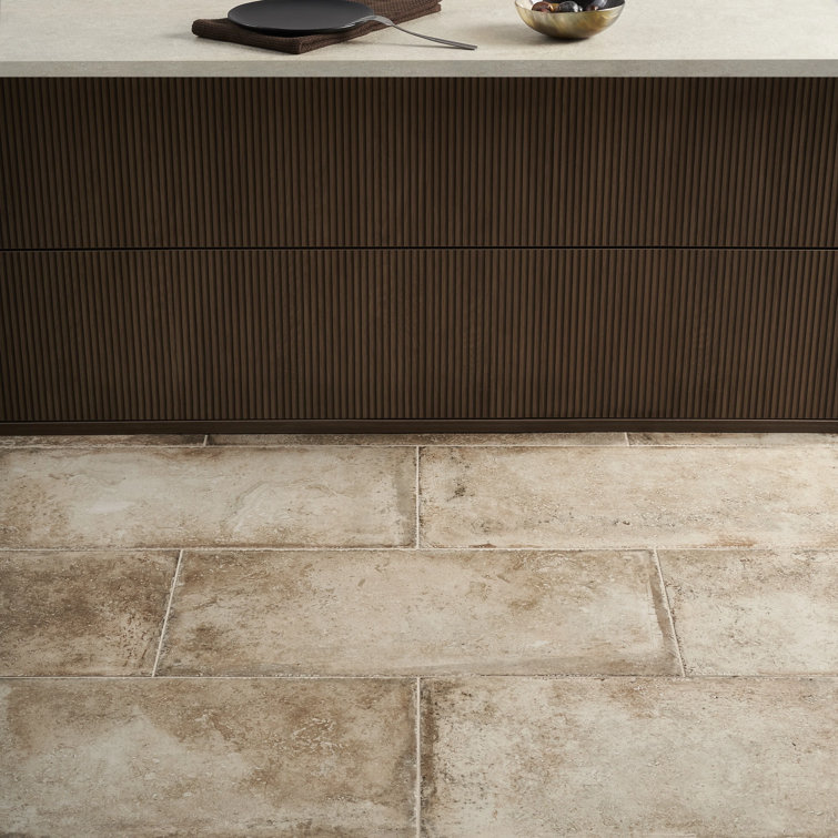 Ravello 12" x 24" Beige Natural Stone Look Porcelain Tile