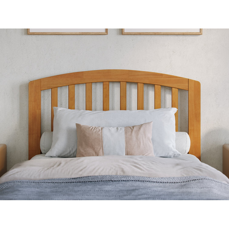 Light Toffee Twin XL Wood Platform Bed with Storage Drawers