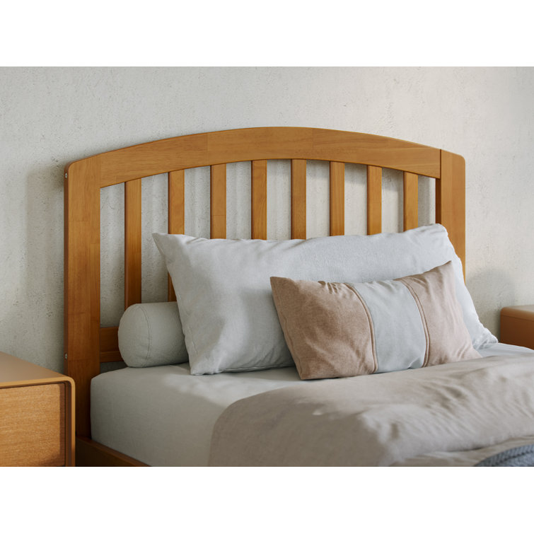 Light Toffee Twin XL Wood Platform Bed with Storage Drawers