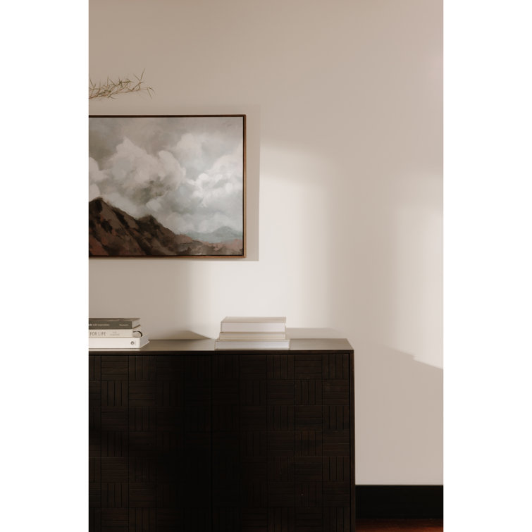Albis 81'' Dark Brown Mango Wood Sideboard
