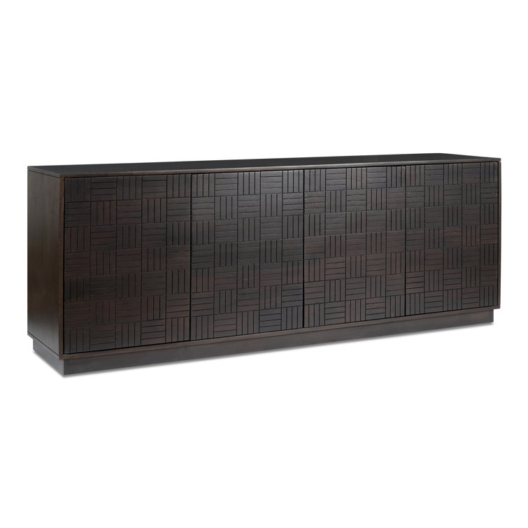 Albis 81'' Dark Brown Mango Wood Sideboard