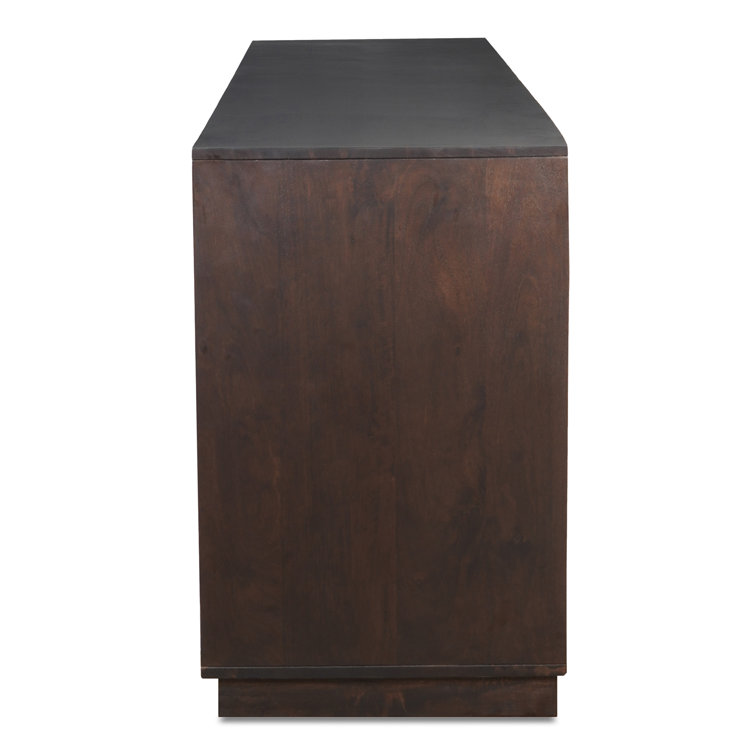 Albis 81'' Dark Brown Mango Wood Sideboard