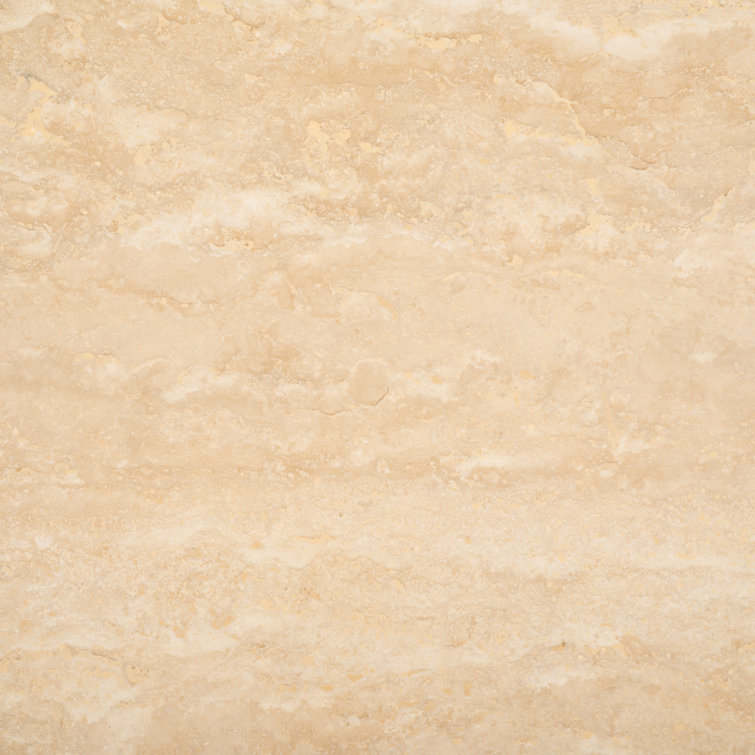 Granita Beige Stone Top 1-Drawer Nightstand