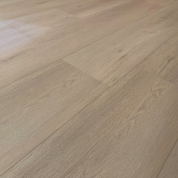 Cloud White 60" Water-Resistant Laminate Flooring