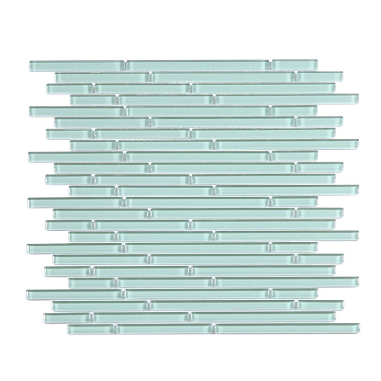 New Era Green Glossy Glass Mosaic Tile