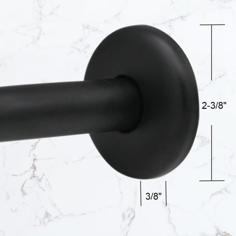 Satin Nickel Brass Wall Mount Shower Arm