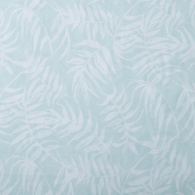 King Blue Cotton Reversible Comforter Set with Shams