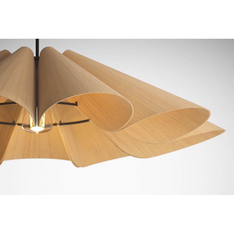 Ashwood Elegance 24" Black Ash Pendant with Energy Star LED
