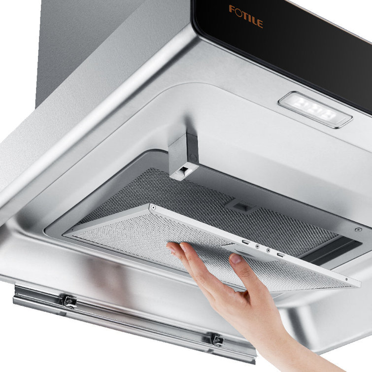 Stainless Steel 24" Wall-Mounted Under Cabinet Range Hood