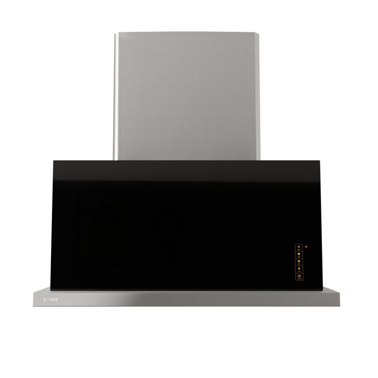 Fotile 36" Stainless Steel and Black Insert Range Hood