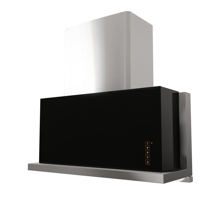 Fotile 36" Stainless Steel and Black Insert Range Hood