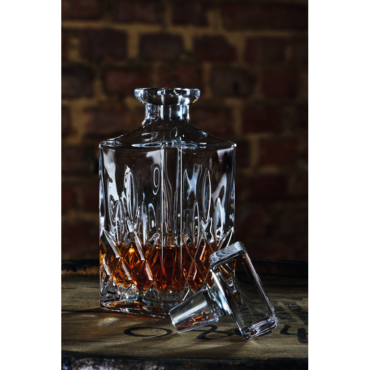 Spey 26oz Clear Crystal Glass Decanter