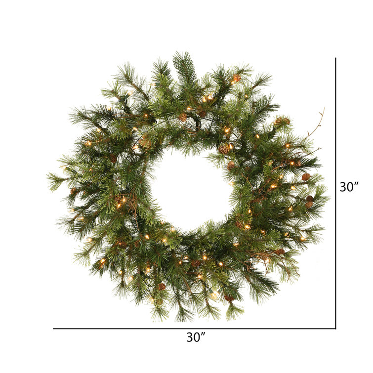Galarza Artificial Country Pine Wreath