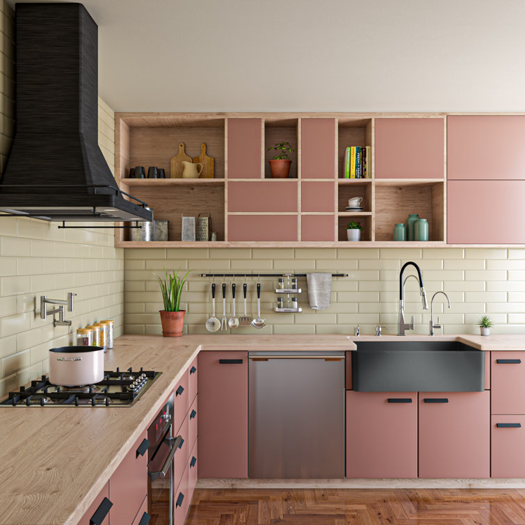 33'' Gray Matte Fireclay Farmhouse Kitchen Sink