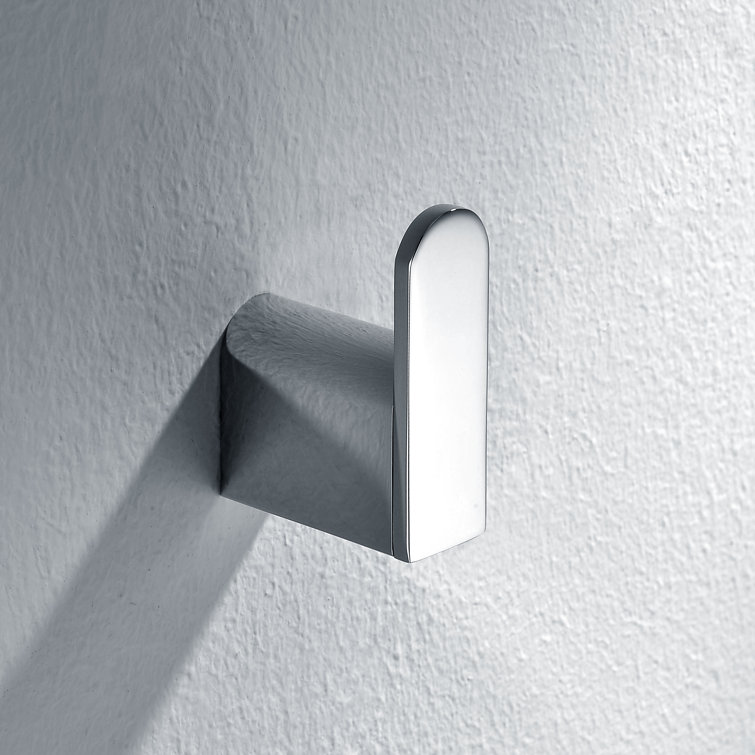 Chrome Wall Mounted Minimalist Robe Hook