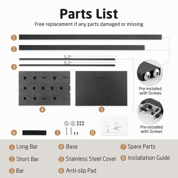 Matte Black Stainless Steel Freestanding 2-Tier Towel Rack