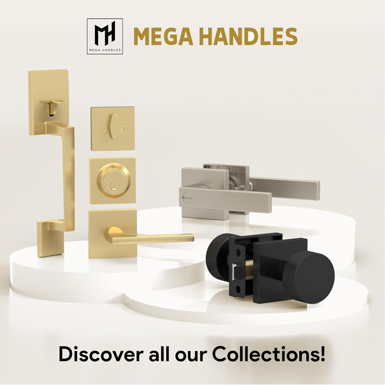 Buena Satin Nickel Round Door Knob Set