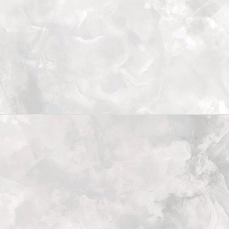 Gemma 24" x 48" Polished White Onyx Porcelain Tile