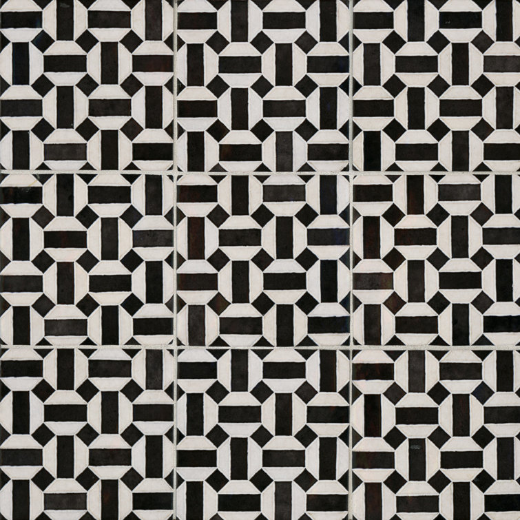 Cloe 5" x 5" Multicolor Glossy Ceramic Wall Tile