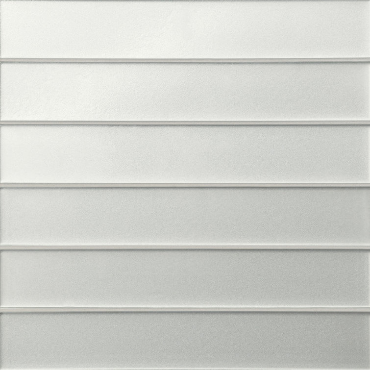 Pearl Matte Glass Rectangular Outdoor Accent Tile