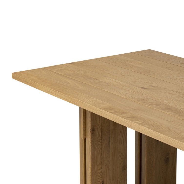 Geneva 94'' Dusted Oak MDF Trestle Dining Table