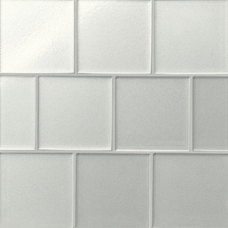 Pearl Matte 4x4 Glass Wall and Floor Tile
