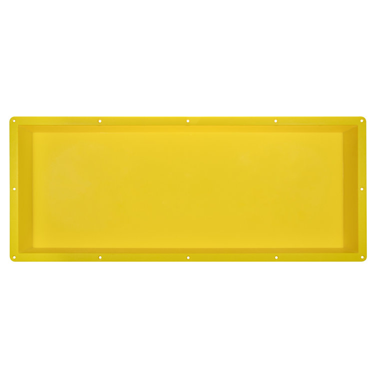 Yellow 16'' x 40'' Plastic Shower Niche